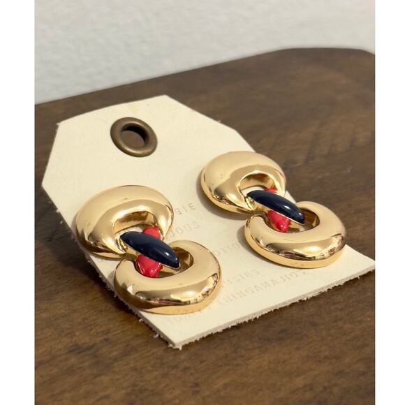 NWT: Anthropologie - Twisted Loop Earrings - Picture 2 of 4